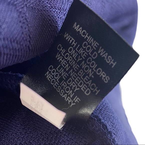 GIANNI BINI | Quilted Navy Short Sleeve | M - Picture 5 of 7